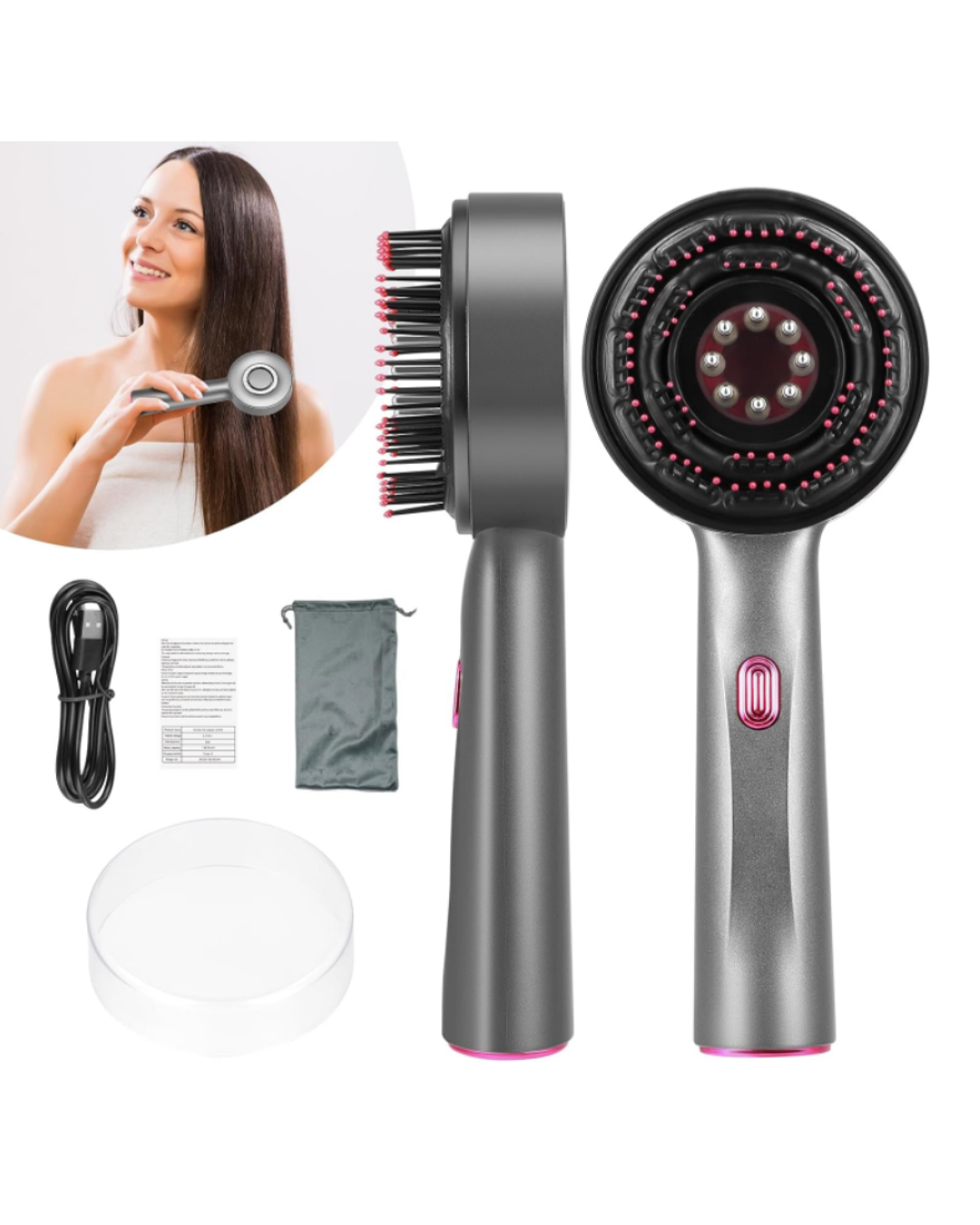 Nolina® Kopfhaut-Pflegebürste 3-in-1