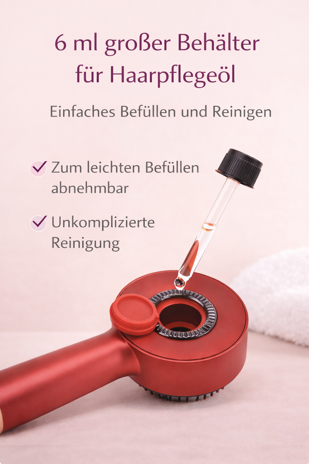 Nolina® Kopfhaut-Pflegebürste 3-in-1